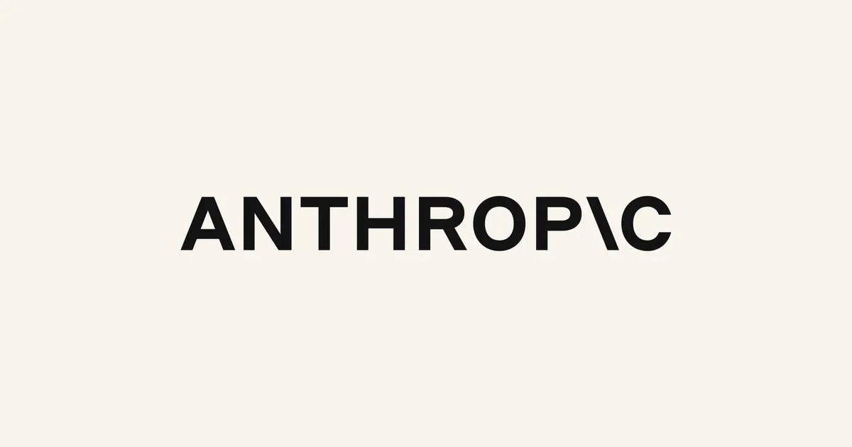 Anthropic wordmark in black capital letters on a plain off-white background