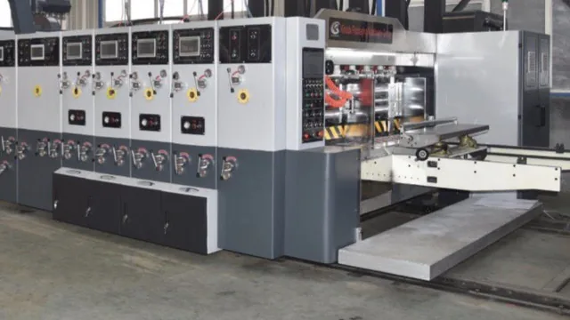 Flexographic carton-box printing machine shown in @BrianRoemmele's setup post